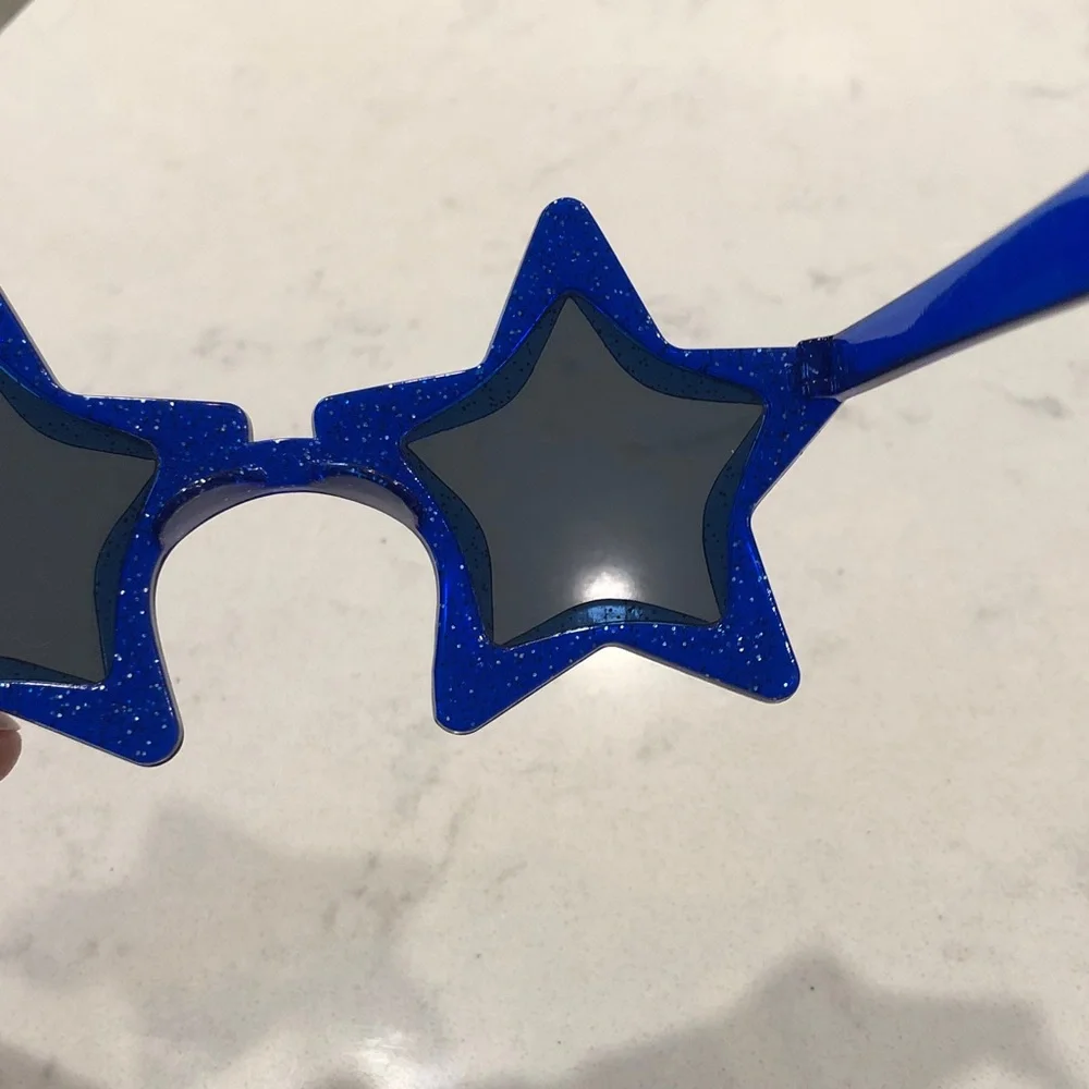 Star-Shaped Blue Sunglasses